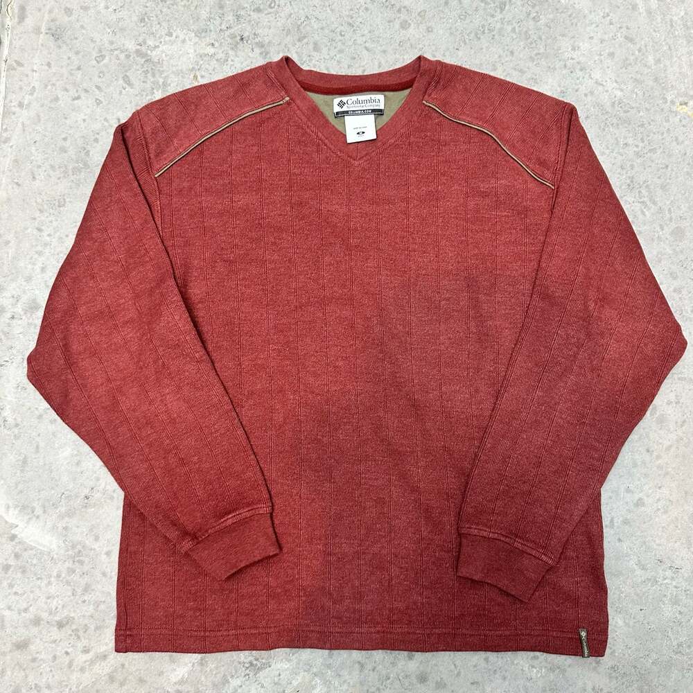 Columbia Men's Ribbed Long Sleeve Sweater - Medium